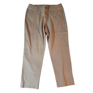 Orvis 97% Cotton Khaki Women's Pants w/Zip & Pockets - 14